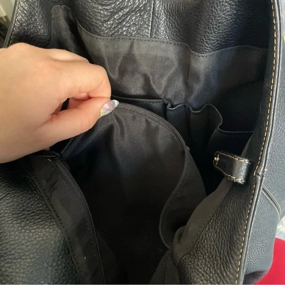 kenneth cole leather tote - Picture 8 of 8